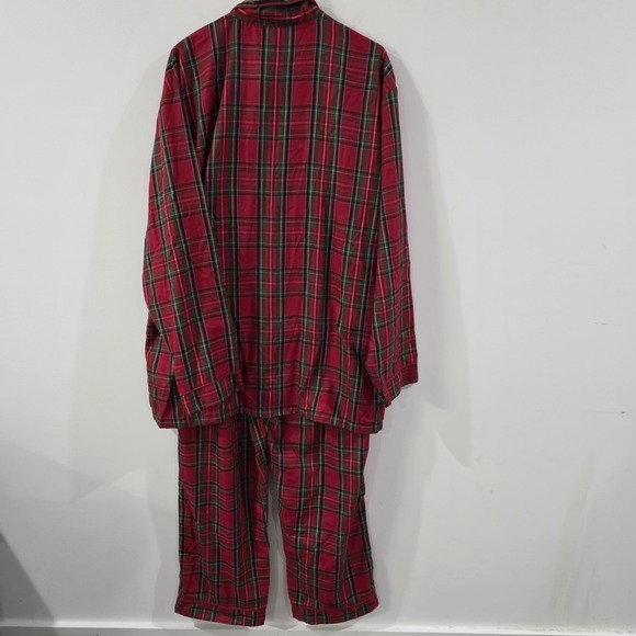 Disney Store Mens Plaid Pajama Set Size Large Mickey Mouse Holiday Christmas - Picture 3 of 8